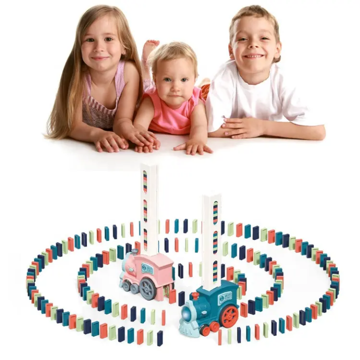 Train de dominos électrique automatique 